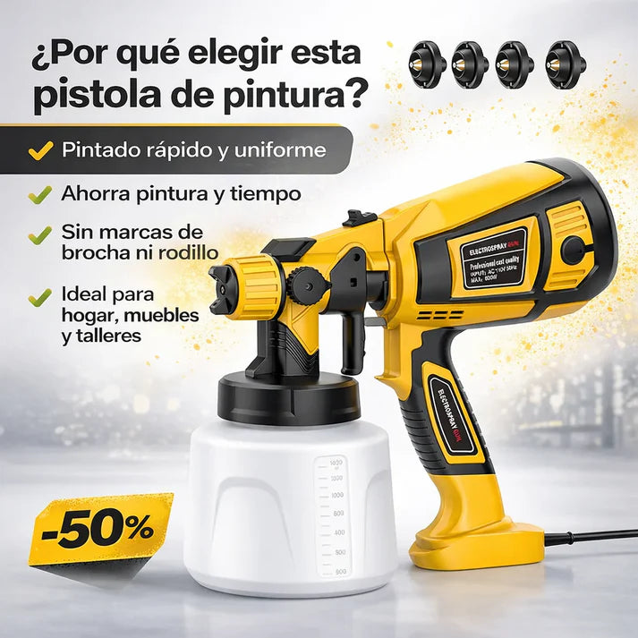 PaintMax™ Pistola Pulverizadora de Pintura de alta presión