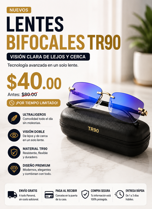 Lentes Titanium TR90 Ultra Calidad
