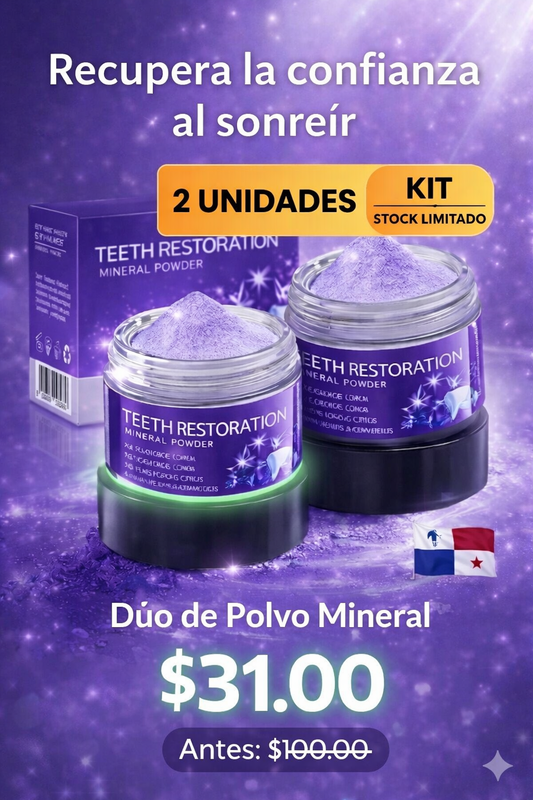 Polvo Teeth Restoration Mineral Powder || Pack x2