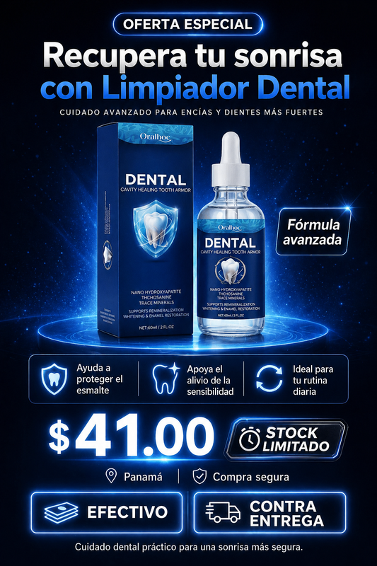 Limpiador Dental Reparador de Esmalte