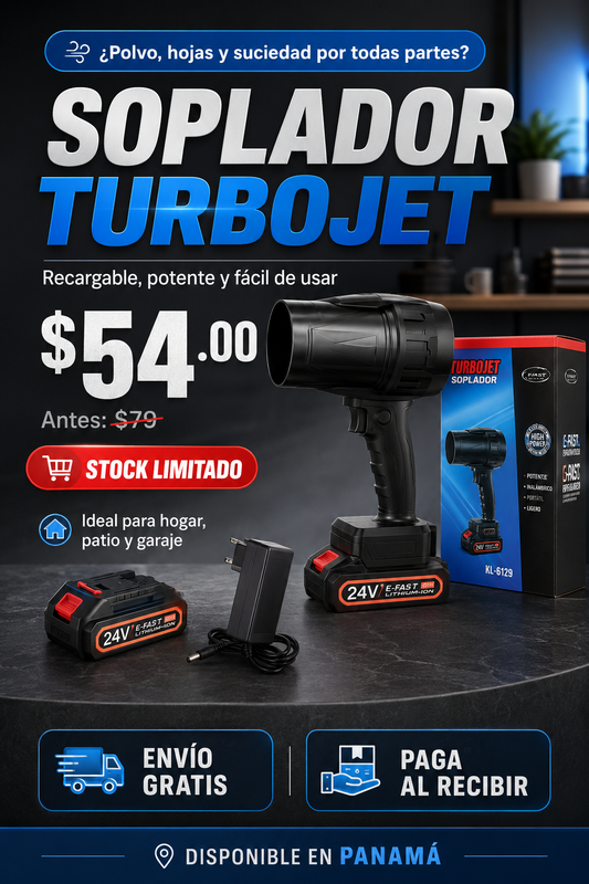 Soplador Turbojet Recargable