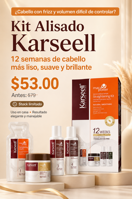 Kit Alisado Karsell 12 Semanas