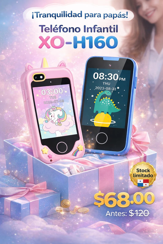 Teléfono Infantil XO-H160 4G LTE con GPS