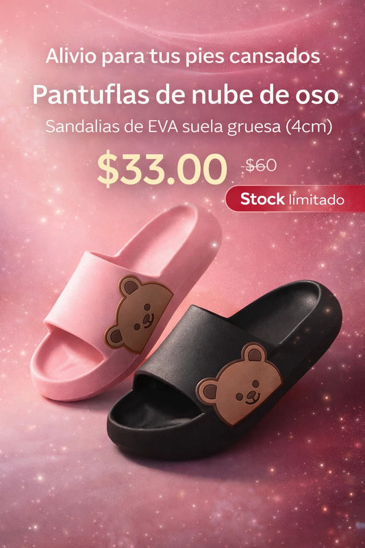 Sandalias EVA Tipo Oso Antideslizantes