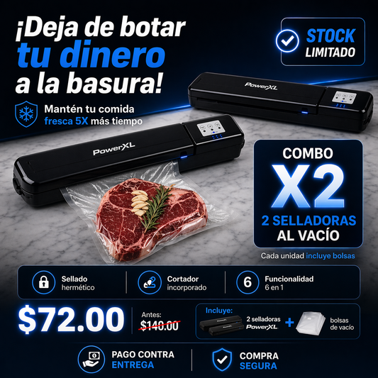 Sellador al Vacío para Alimentos