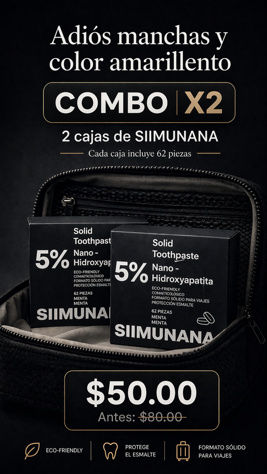 Pastillas Dentales Sólidas Nano Hydroxyapatite – Blanqueamiento y Cuidado Total.