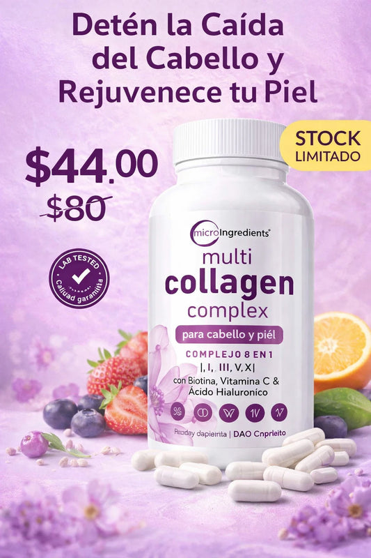 Colágeno Multi Complex Premium para Mujer – 240 Cápsulas