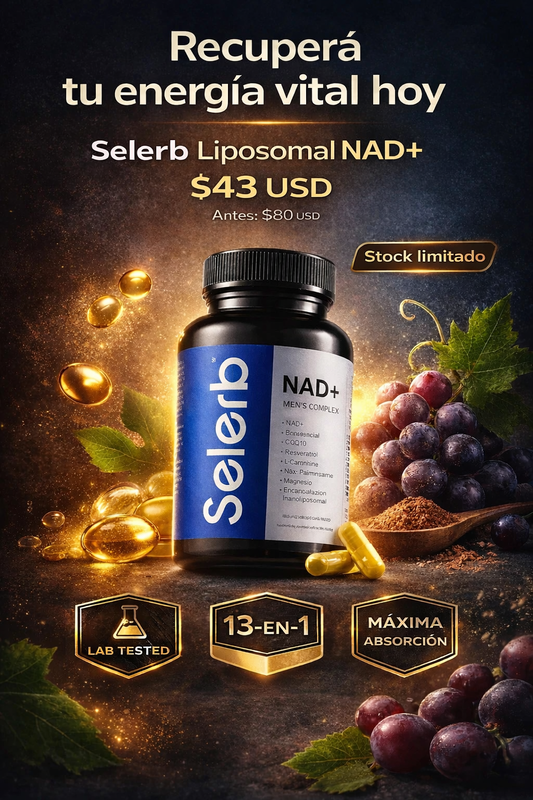 SELERB NAD+ Energy Max Complex 🔋💊