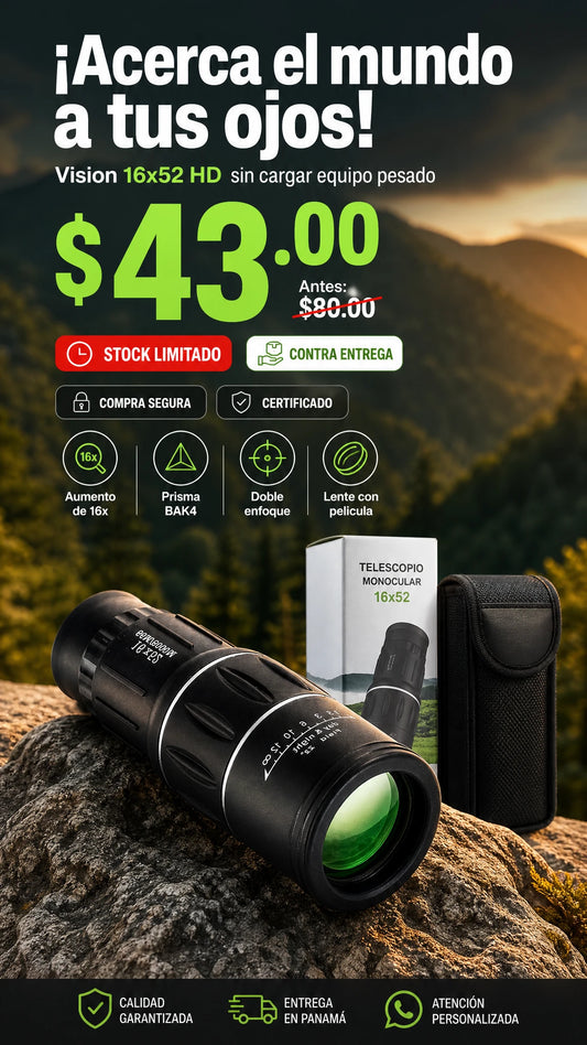 Telescopio Monocular para Celular
