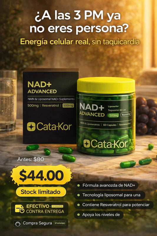NAD Advanced CataKor | Cápsulas de Resveratrol