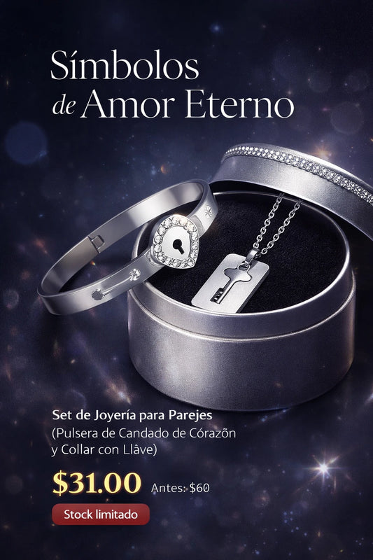 PULSERA DE CORAZON + LLAVE