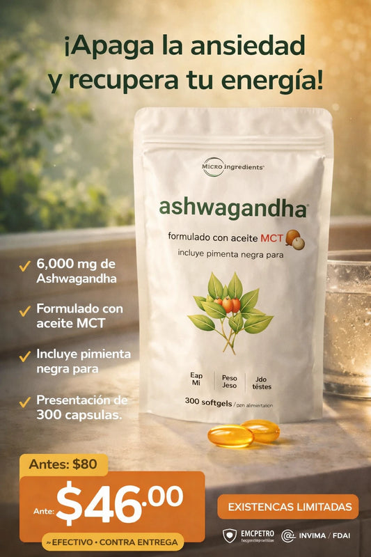 Ashwagandha  | Softgels con Aceite MCT