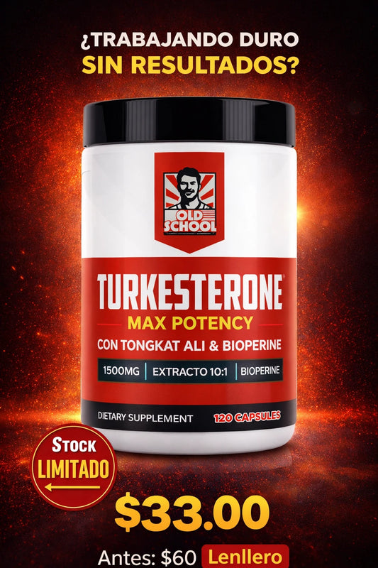 Turkesterone con Tongkat Ali – Suplemento de Rendimiento