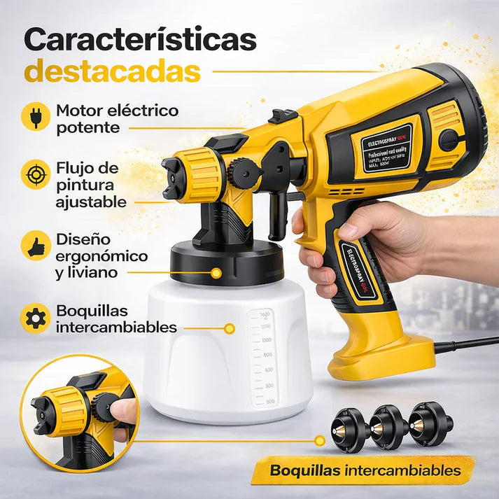 PaintMax™ Pistola Pulverizadora de Pintura de alta presión