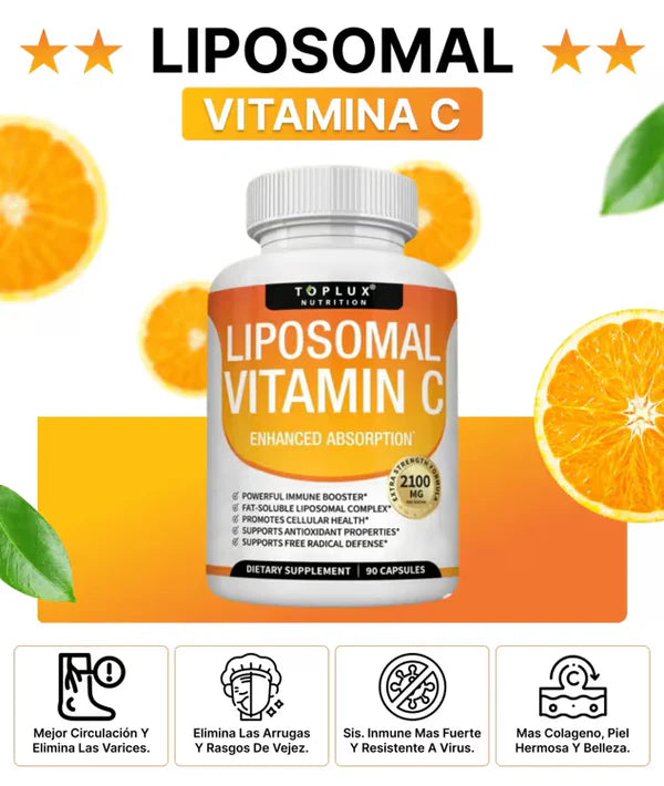 Toplux Liposomal Vitamin C || Dale a tu cuerpo el impulso que necesita