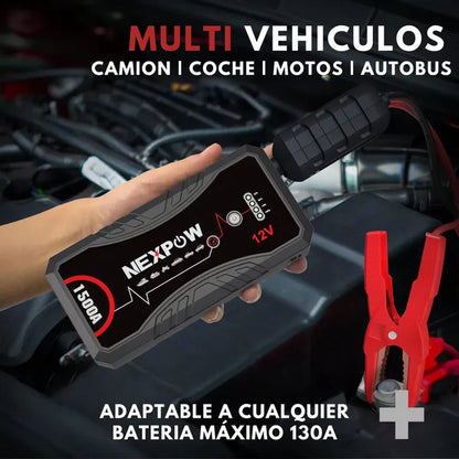 EnergyMax™PRO || Arrancador de Batería Con 11.000 mAh.