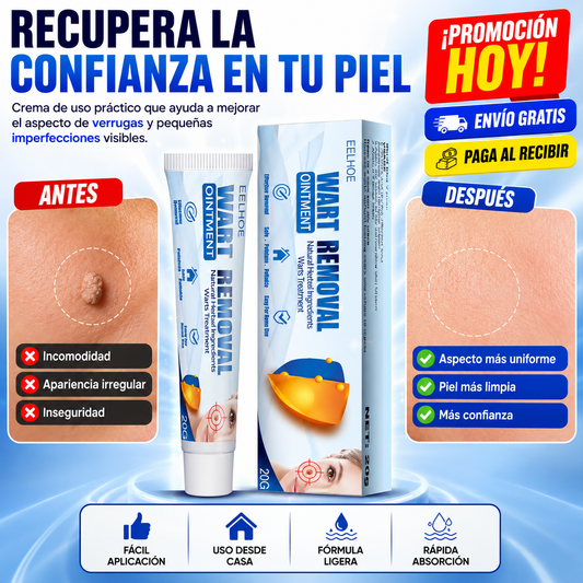 Wart Removal™ Crema para Verrugas y Limpieza Visible de la Piel
