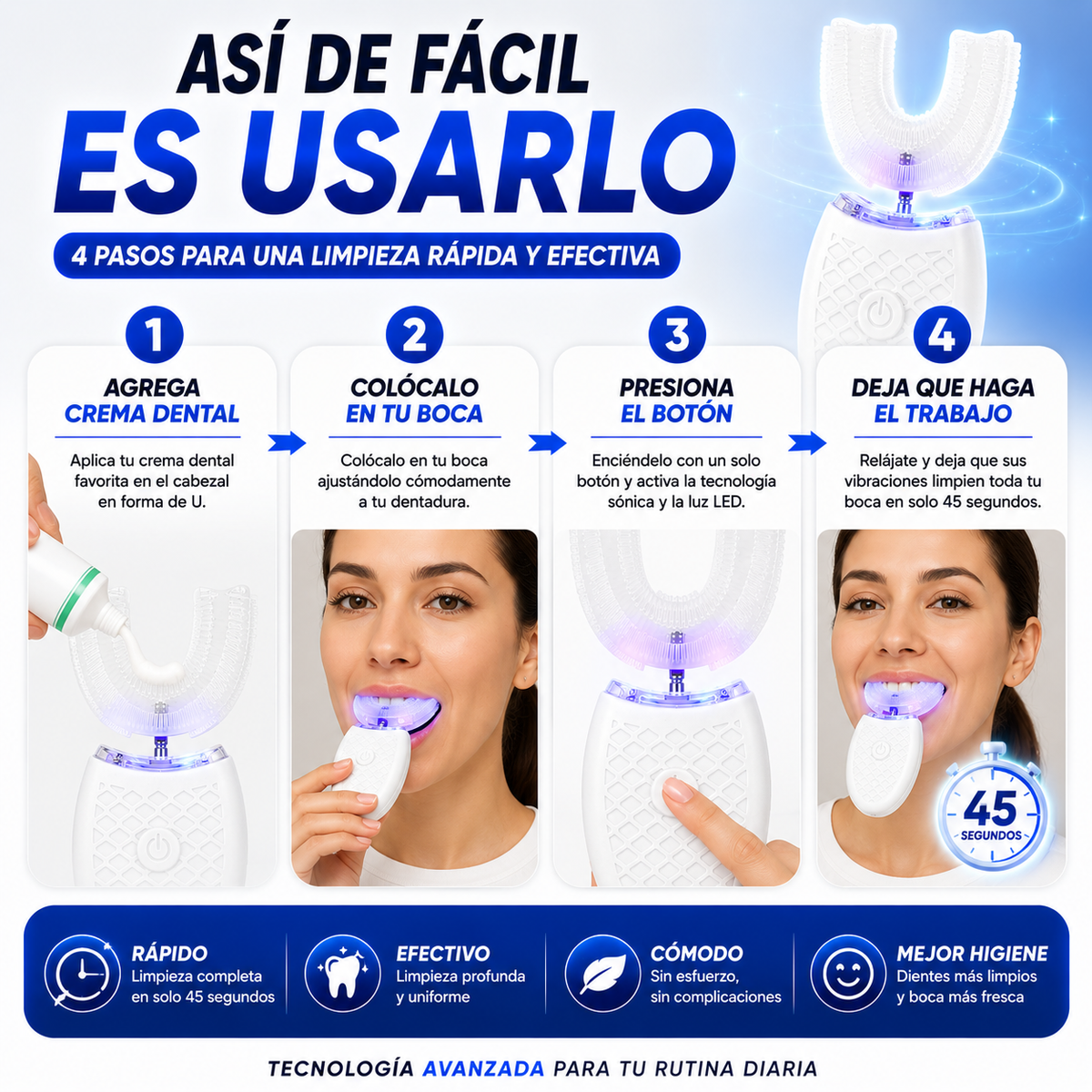 Usmile™  El Cepillo Inteligente Que Está Revolucionando la Forma de Cepillarte