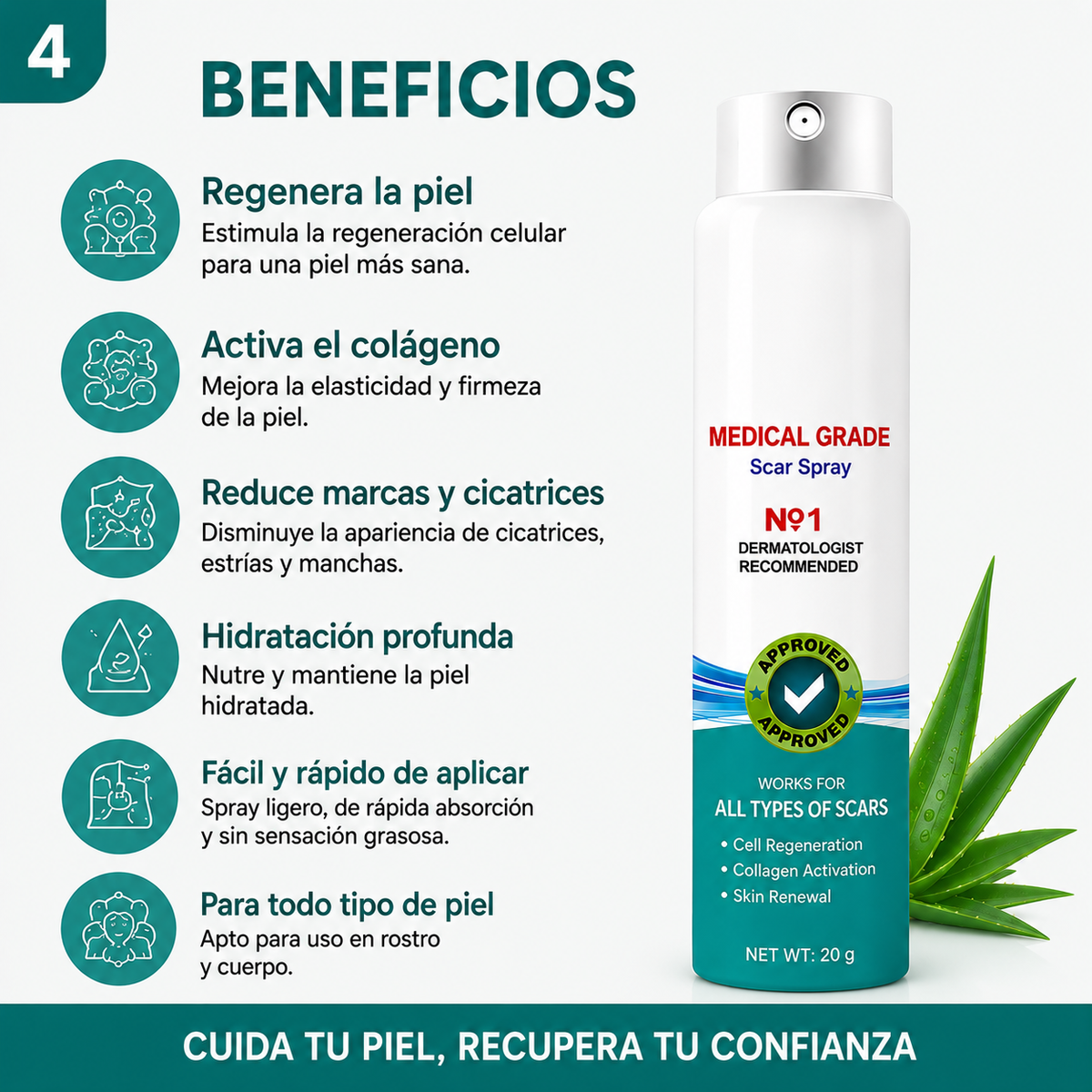 SOUTH MOON® SPRAY REGENERADOR PARA CICATRICES