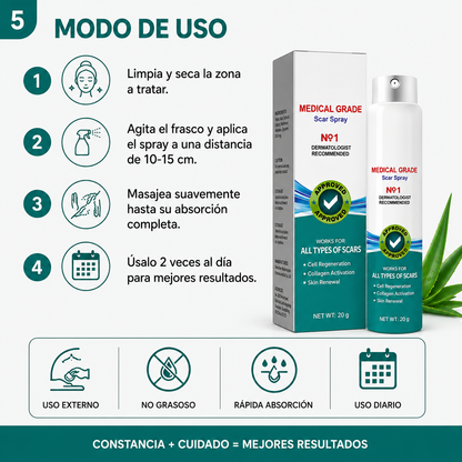 SOUTH MOON® SPRAY REGENERADOR PARA CICATRICES