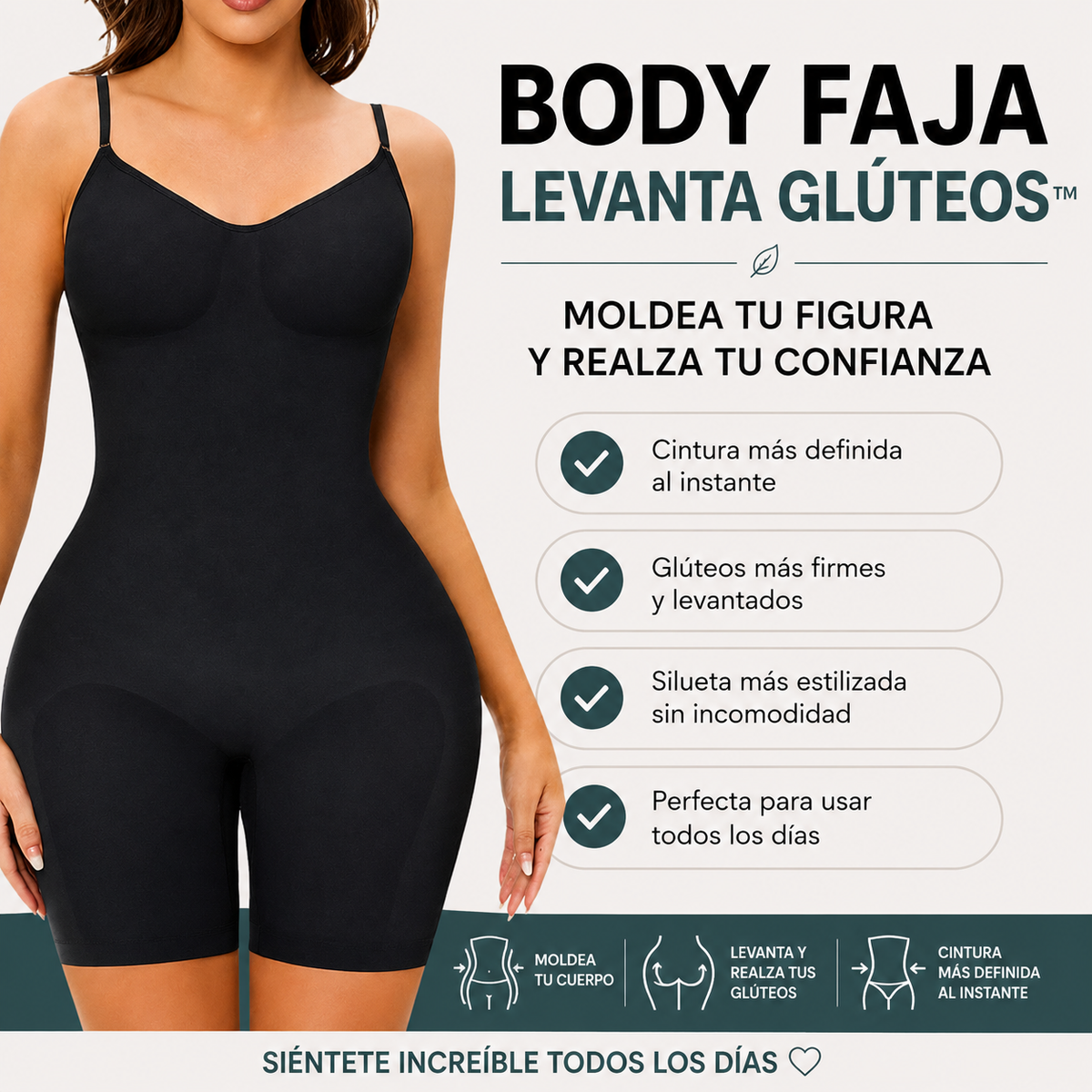 ShapeWear™ Moldea tu figura, estiliza tu cintura y siéntete increíble SIN incomodidad
