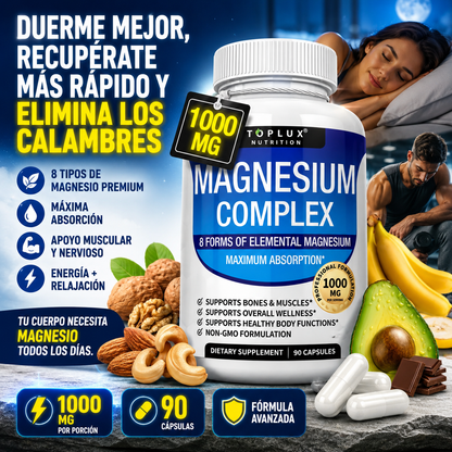Magnesium Complex Multifuente – Apoyo diario para tu equilibrio y bienestar