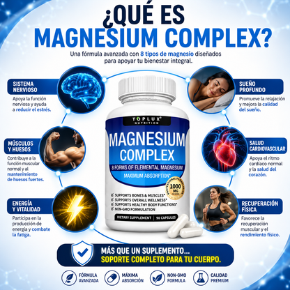 Magnesium Complex Multifuente – Apoyo diario para tu equilibrio y bienestar