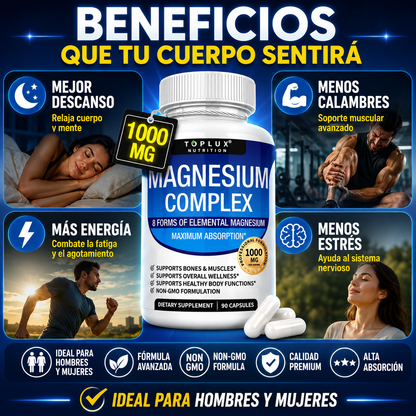Magnesium Complex Multifuente – Apoyo diario para tu equilibrio y bienestar