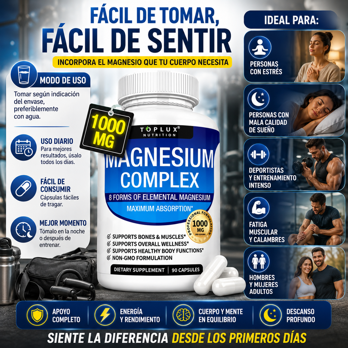 Magnesium Complex Multifuente – Apoyo diario para tu equilibrio y bienestar