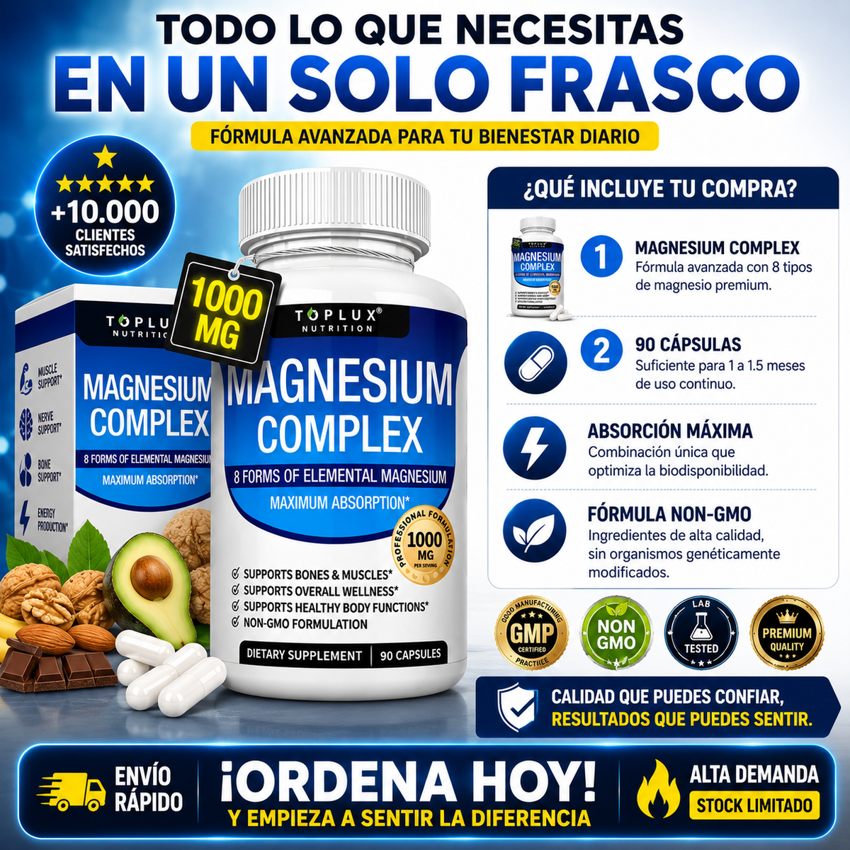 Magnesium Complex Multifuente – Apoyo diario para tu equilibrio y bienestar