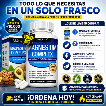 Magnesium Complex Multifuente – Apoyo diario para tu equilibrio y bienestar