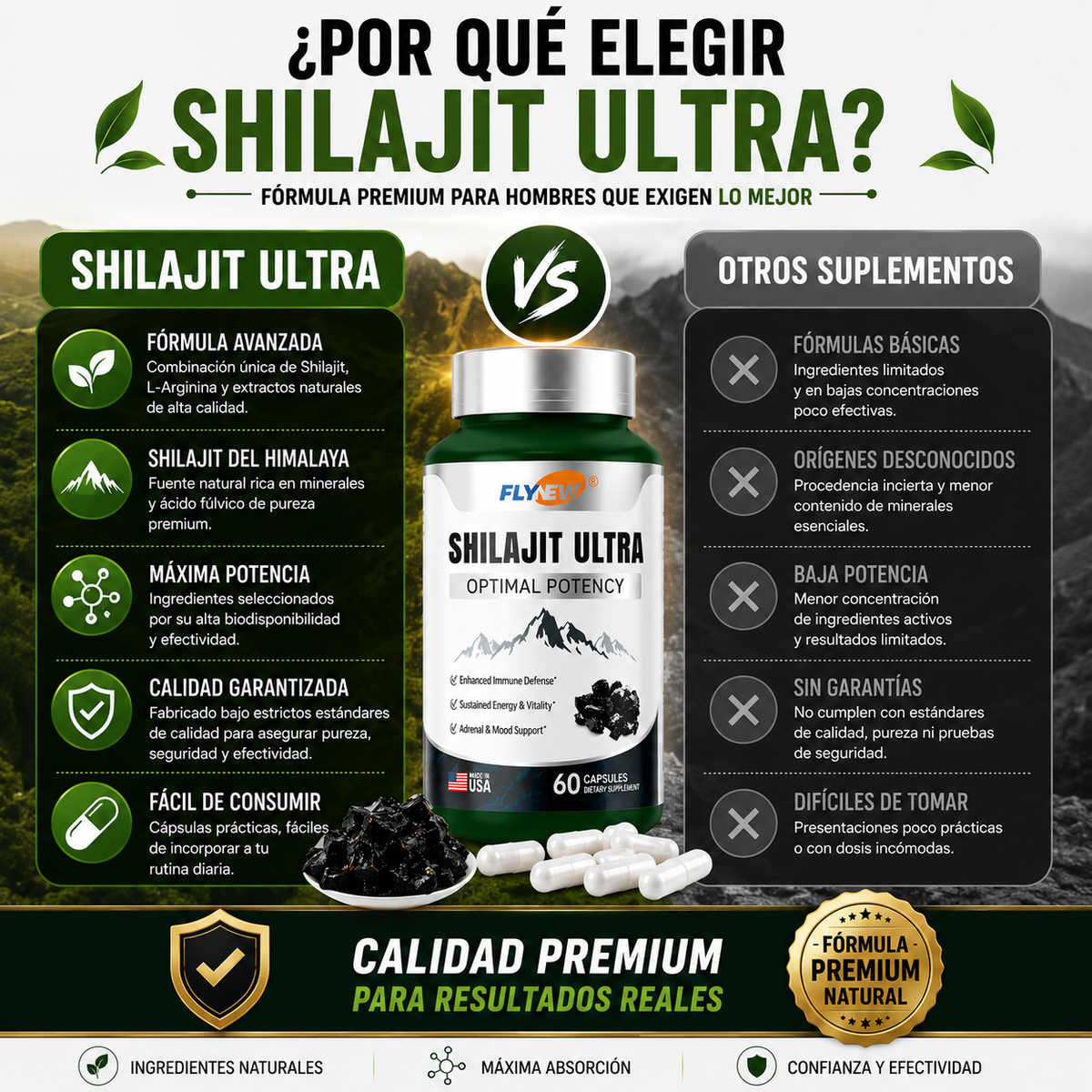 SHILAJIT ULTRA™ ⚡ RECUPERA TU ENERGÍA, VITALIDAD Y RENDIMIENTO TODOS LOS DÍAS