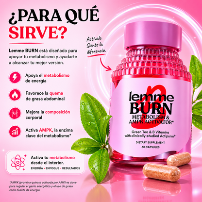 Lemme Burn™ – Activa Tu Metabolismo y Potencia Tu Energía Natural Todos los Días