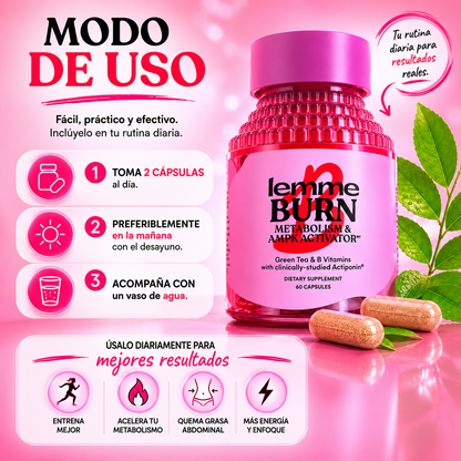 Lemme Burn™ – Activa Tu Metabolismo y Potencia Tu Energía Natural Todos los Días