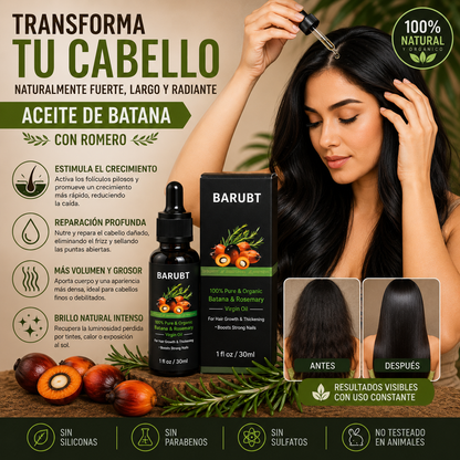 Batana's Oil™  Fortalece, Nutre y Transforma la Apariencia de Tu Cabello