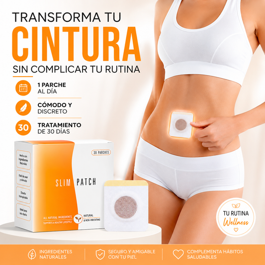 SLIM PATCH X30™ El parche wellness que complementa tu rutina diaria de forma práctica y cómoda