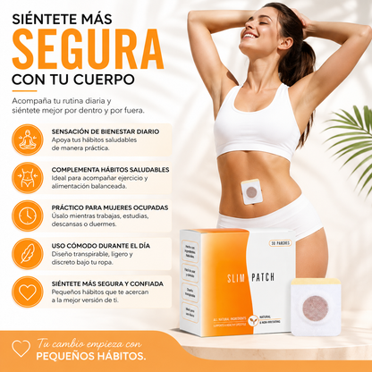 SLIM PATCH X30™ El parche wellness que complementa tu rutina diaria de forma práctica y cómoda