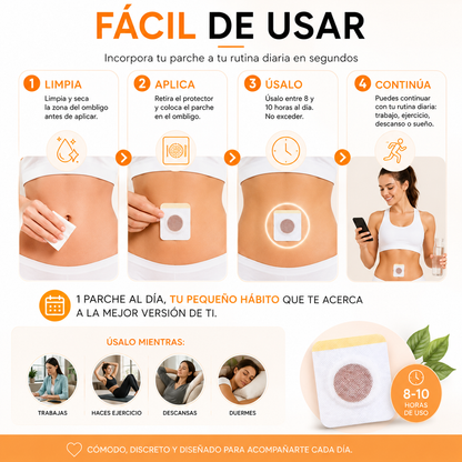 SLIM PATCH X30™ El parche wellness que complementa tu rutina diaria de forma práctica y cómoda