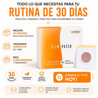 SLIM PATCH X30™ El parche wellness que complementa tu rutina diaria de forma práctica y cómoda