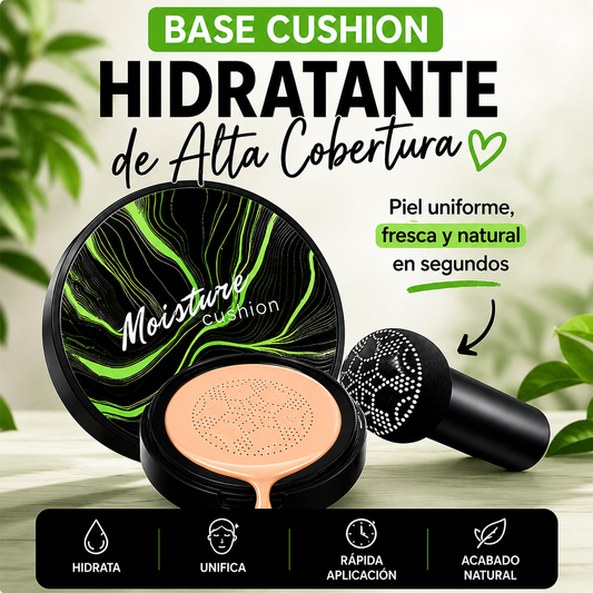 Moisture Cushion™ ✨ Base Cushion Hidratante de Alta Cobertura