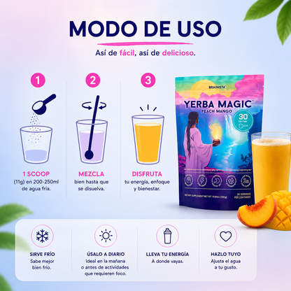 Yerba Magic®: Energía Natural, Enfoque Mental y Bienestar Digestivo en un Solo Té