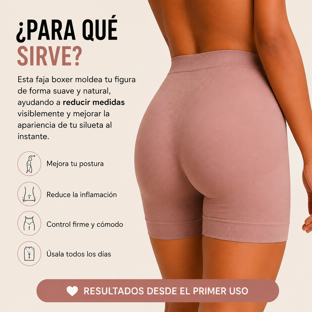 FitShort PRO™ Luce una Silueta Más Estilizada con la Comodidad que Mereces