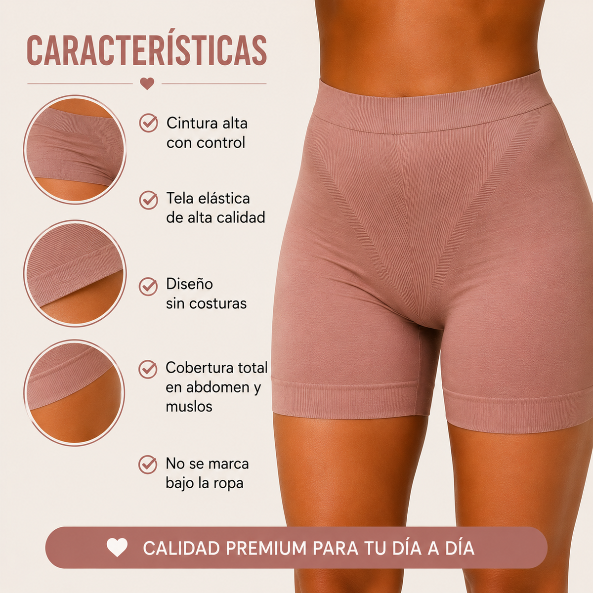 FitShort PRO™ Luce una Silueta Más Estilizada con la Comodidad que Mereces