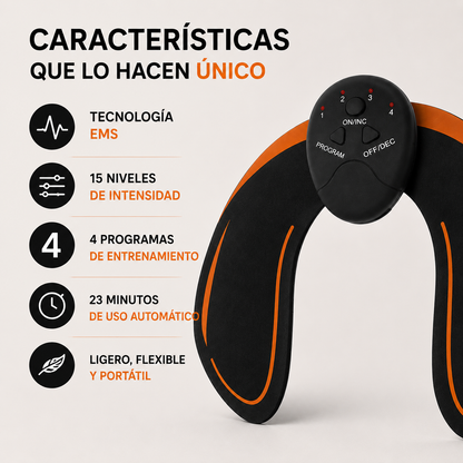 EMS Hips Trainer™ | Tecnología EMS para Activar y Tonificar tus Glúteos de Forma Práctica