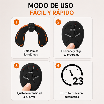 EMS Hips Trainer™ | Tecnología EMS para Activar y Tonificar tus Glúteos de Forma Práctica