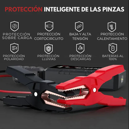 EnergyMax™PRO || Arrancador de Batería Con 11.000 mAh.