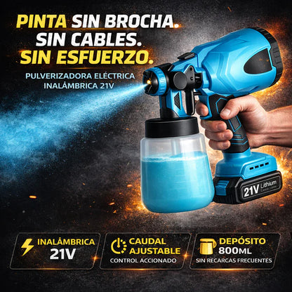 MasterSpray- Pistola Pulverizadora Inalambrica | Pinta cualquier superficie fácil y rápido