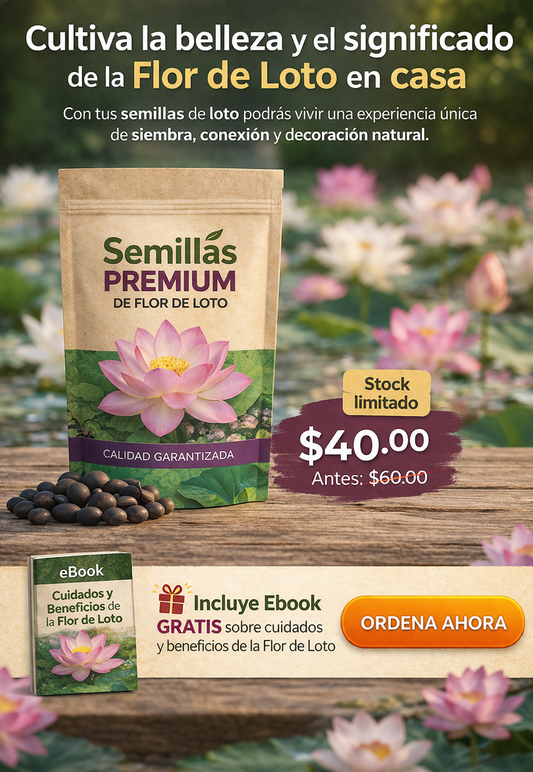 Semillas Premium de Flor de Loto